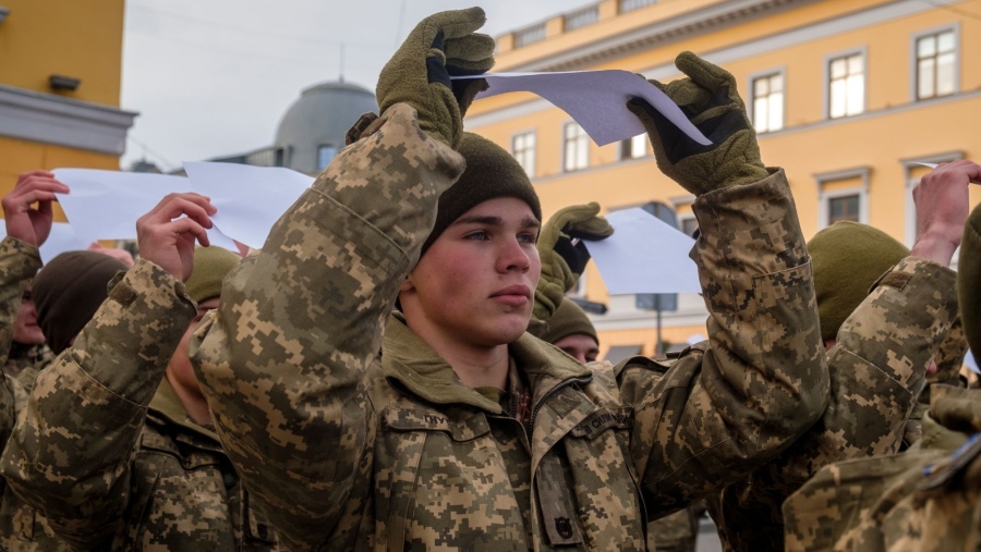 Tentara Ukraina (Christopher Occhicone/Bloomberg)