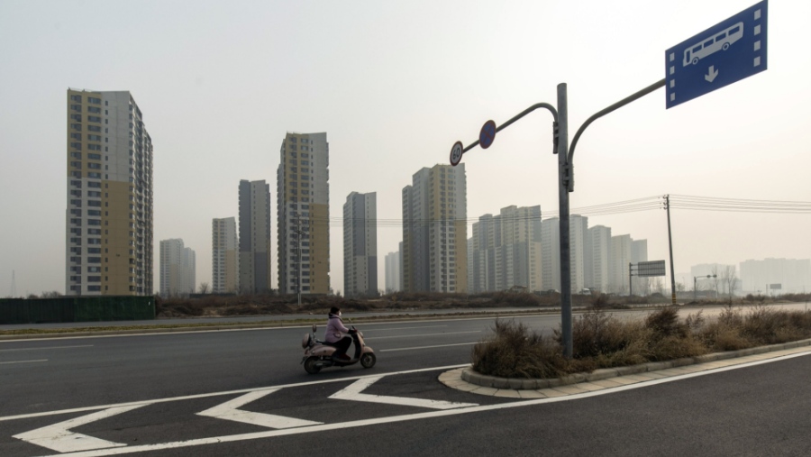 Gedung perumahan di Henan, China. Pemerintah China berencana memudahkan para pengembang properti dalam mengakses permodalan (Qilai Shen/Bloomberg)