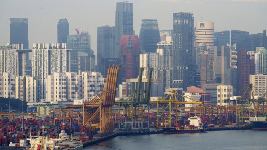 Ekspor Impor Singapura  (Sumber: Bloomberg)