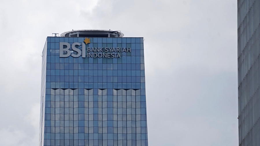 Kantor Pusat Bank Syariah Indonesia (Dimas Ardian/Bloomberg)