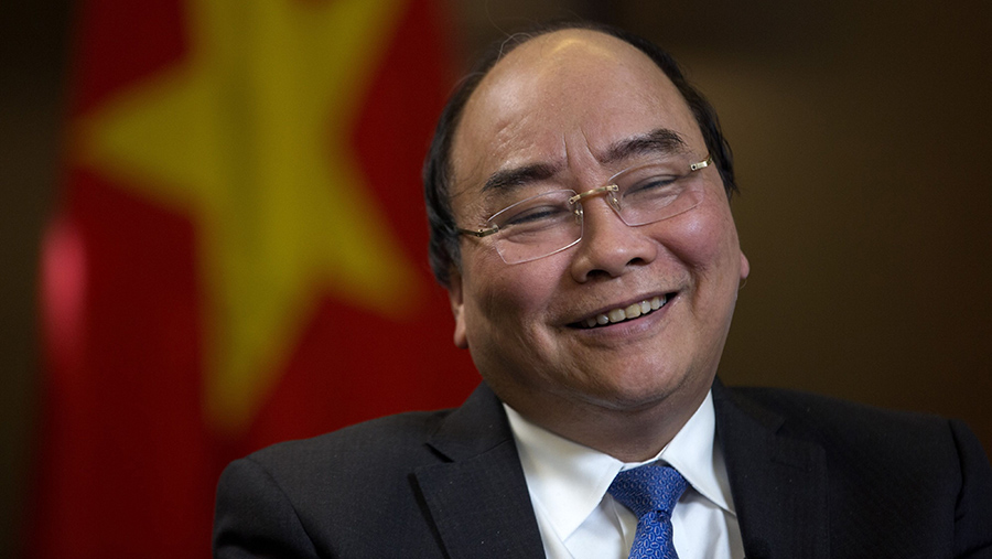 Presiden Vietnam, Nguyen Xuan Phuc. (Maika Elan/Bloomberg)