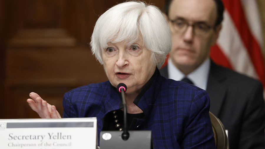 Menteri Keuangan AS, Janet Yellen. (Ting Shen/Bloomberg)