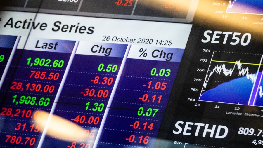 Ilustasi perdagangan pasar saham (Bloomberg/Taylor Weidman)