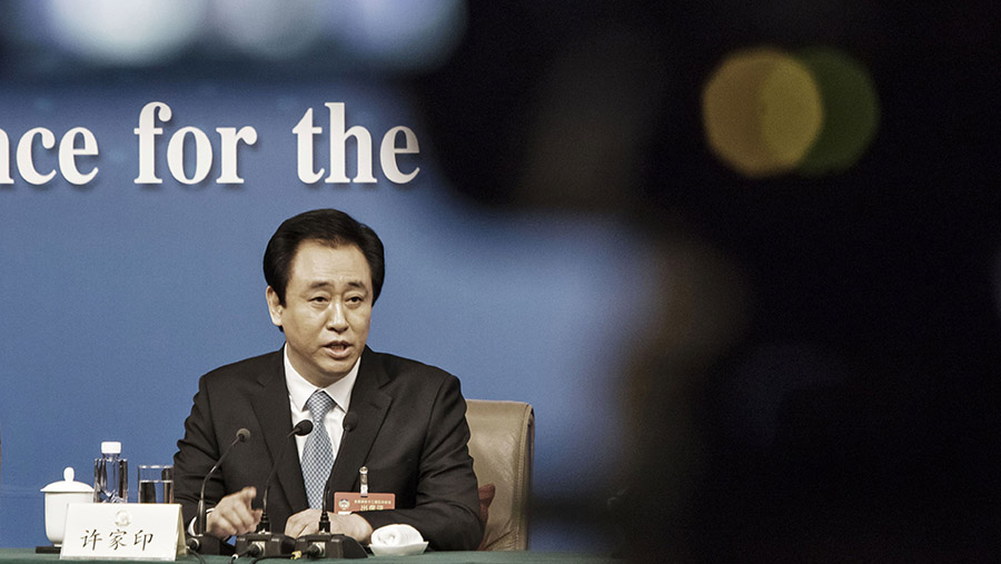 Chairman of China Evergrande Group, Hui Ka Yan (Qilai Shen/Bloomberg)