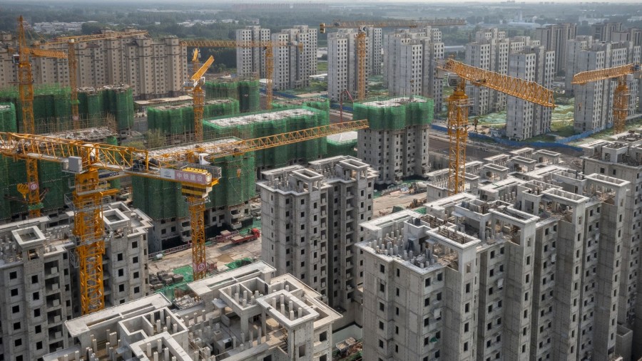 Ilustasi pasar properti China (Dok Bloomberg)