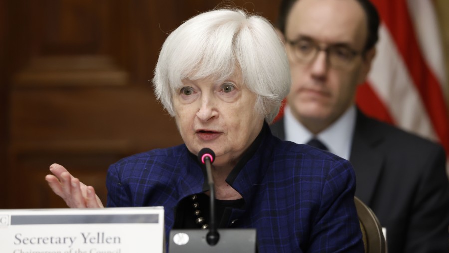 Menteri Keuangan Amerika Serikat Janet Yellen. (Ting Shen/Bloomberg)