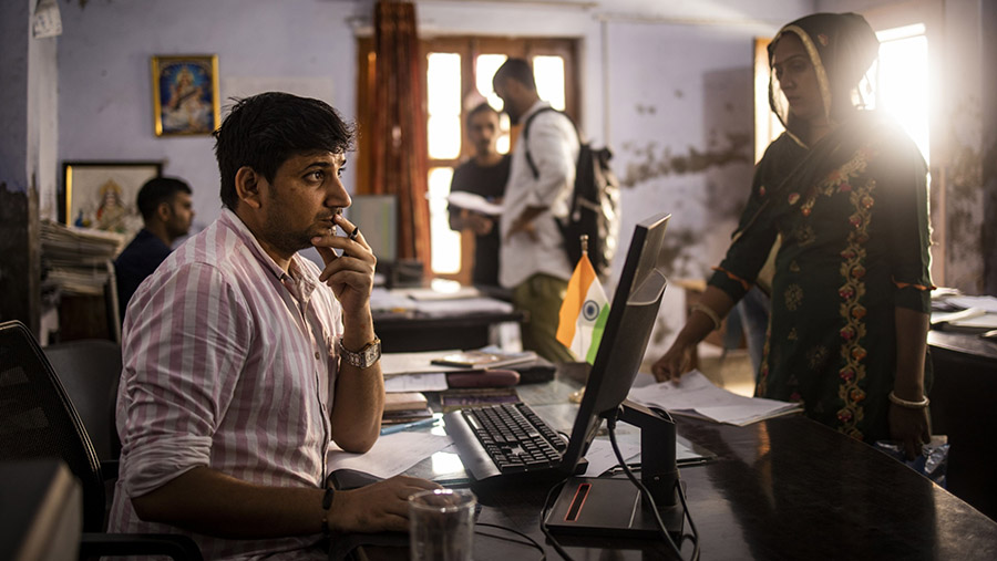 Hilangnya pekerjaan pertanian telah memaksa pekerja bermigrasi dari kota ke pusat kota. (Photogrpaher: Anindito Mukherjee/Bloomberg)