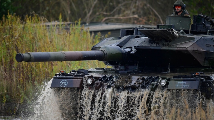 Ilustrasi Tank Leopard (Sumber: Bloomberg)