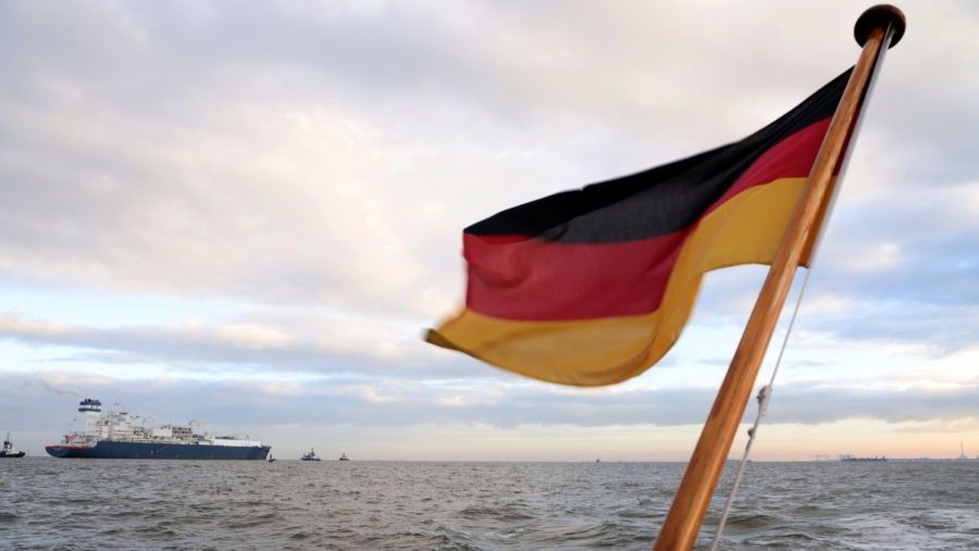 Ilustrasi Bendera Jerman (Sumber: Liesa Johannssen/Bloomberg)