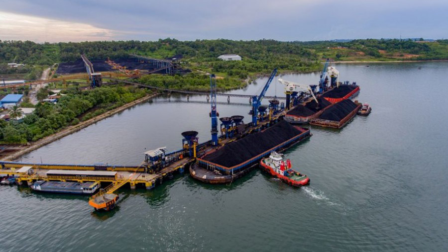 Balikpapan Coal Terminal (BCT) dimiliki dan dioperasikan oleh Bayan Group (Dok. PT Bayan Resources)