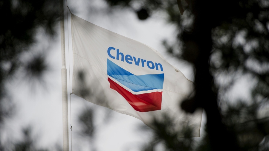 Ilustrasi Logo Chevron (Sumber: David Paul Morris/Bloomberg)