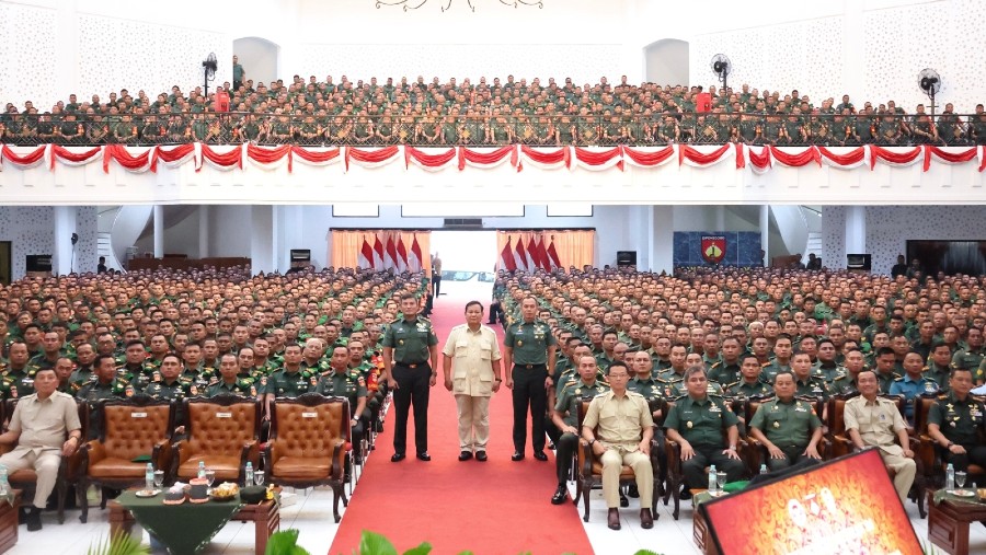 Menhan Prabowo di wilayah Kodam IV/Diponegoro, Semarang (DOK Humas Kemenhan)