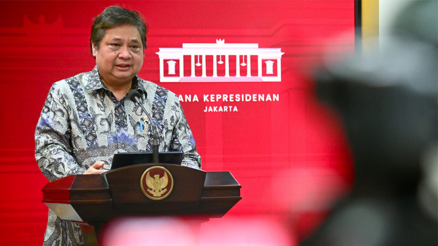 Menteri Koordinator Bidang Perekonomian Airlangga Hartarto.(Foto: BPMI Setpres/Muchlis Jr)