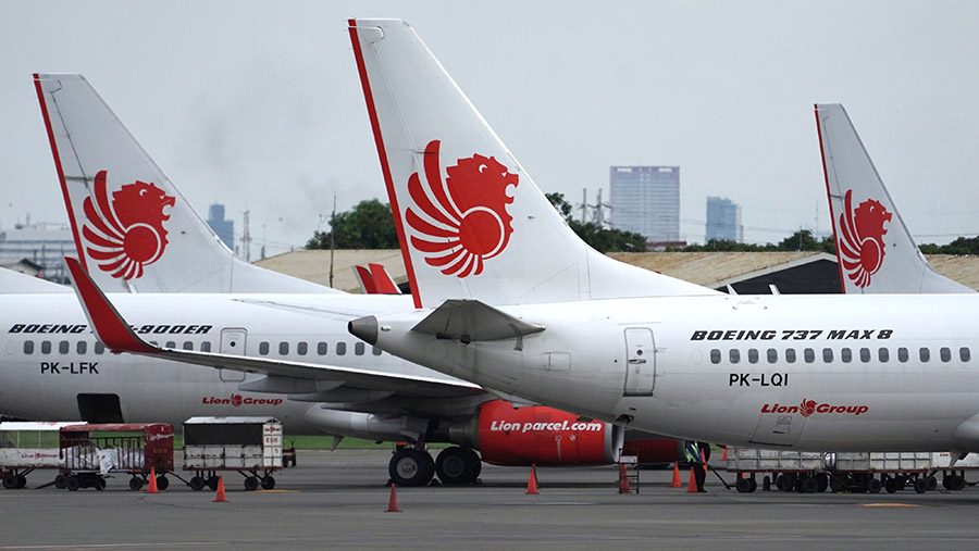 Ilustrasi Lion Air. (Dimas Ardian/Bloomberg)
