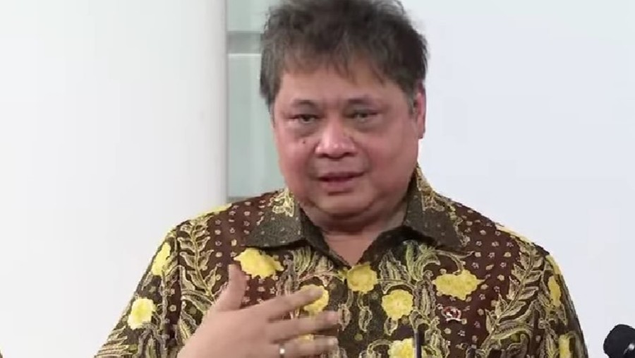 Menko Perekonomian Airlangga Hartarto (YouTube Sekretariat Presiden)