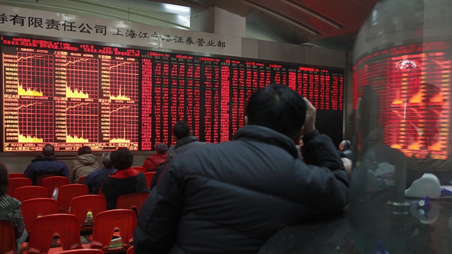 Ilustrasi Bursa Saham China (Sumber: Qilai Shen/Bloomberg News)