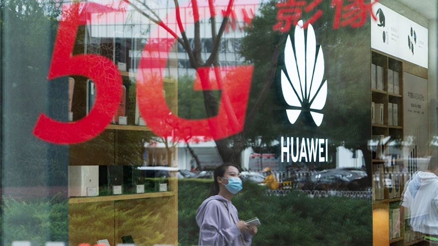 Huawei. (Source: Bloomberg)