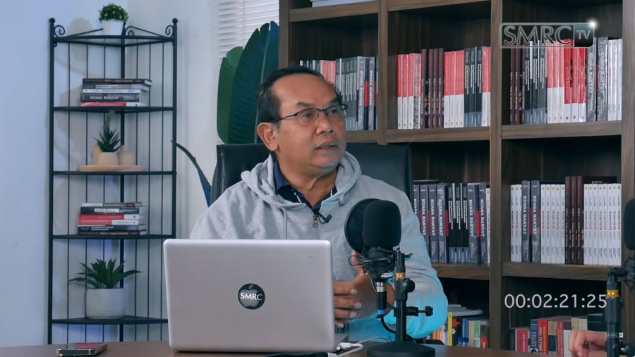 Pendiri SMRC, Saiful Mujani. (Dok. YouTube SMRC TV)
