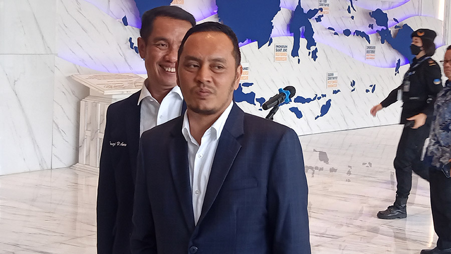 Ketua DPP Partai NasDem, Willy Aditya. (Bloomberg Technoz/Sultan Ibnu Affan)