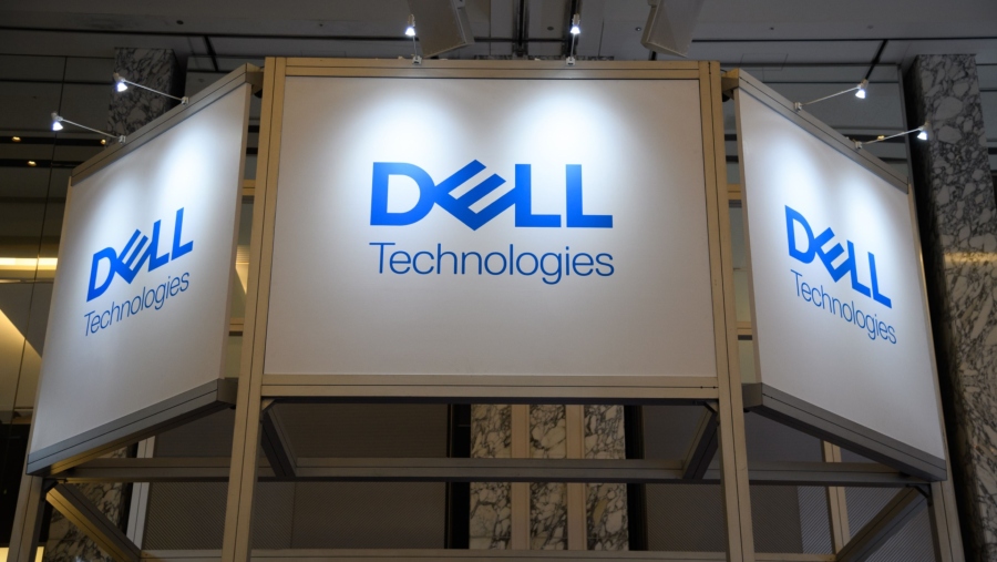 Ilustrasi Logo Dell (Sumber: Bloomberg)