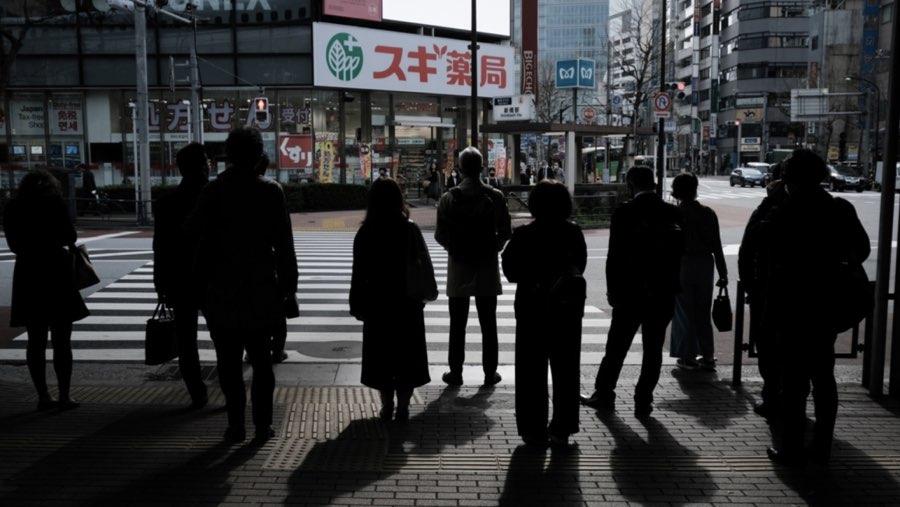 Pekerja Jepang (Sumber: Bloomberg)