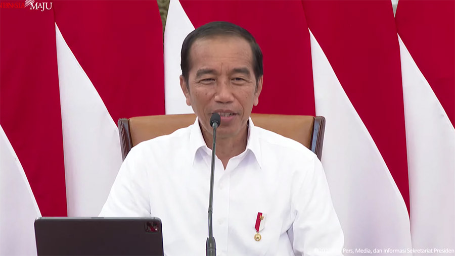Konfrensi Pers Joko Widodo (Jokowi) mengenai penegakan hukum di Indonesia. (Tangkapan Layar Youtube Sekretariat Presiden)