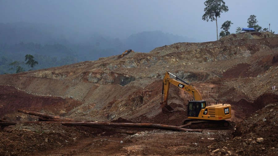 Ilustrasi tambang nikel di Morowali Sulawesi Tengah (Dimas Ardian/Bloomberg)