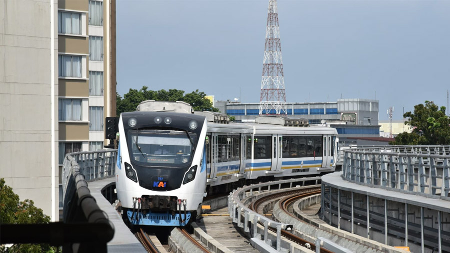 LRT Sumatera Selatan. (Dok. KAI)