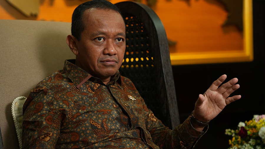 Menteri Investasi/Kepala BKPM Bahlil Lahadalia. (Dimas Ardian/Bloomberg)