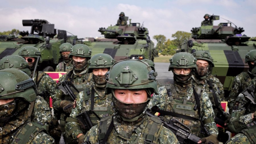 Militer Taiwan (Sumber: Bloomberg)