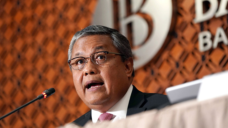 Gubernur Bank Indonesia Perry Warjiyo. (Dimas Ardian/Bloomberg)
