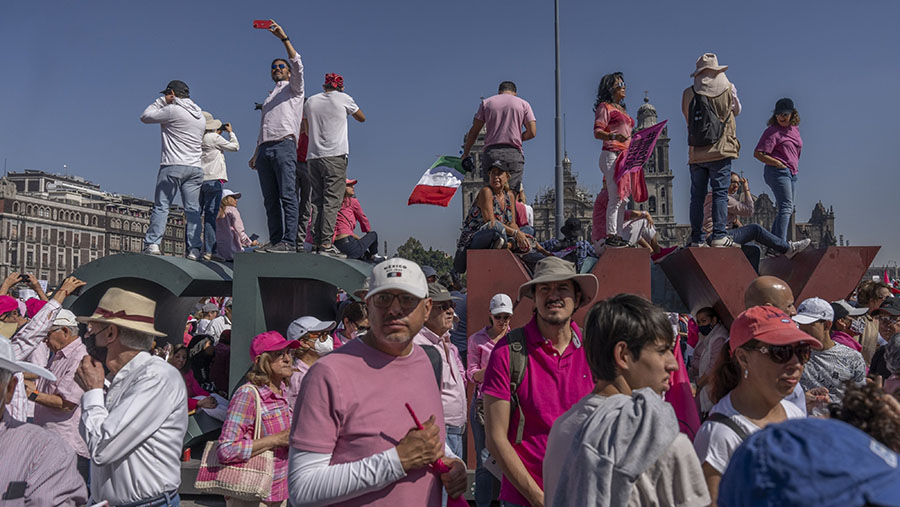 Mereka akan meminta Mahkamah Agung untuk membatalkan undang-undang tersebut. (Alejandro Cegarra/Bloomberg)