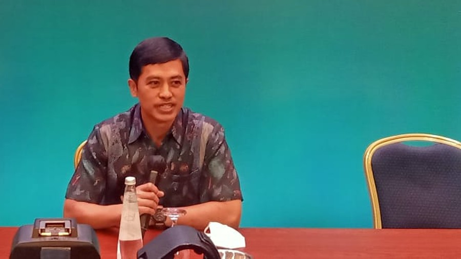 Wakil Menteri Kesehatan, Dante Saksono Harbuwono. (Bloomberg Technoz/Sultan Ibnu Affan)