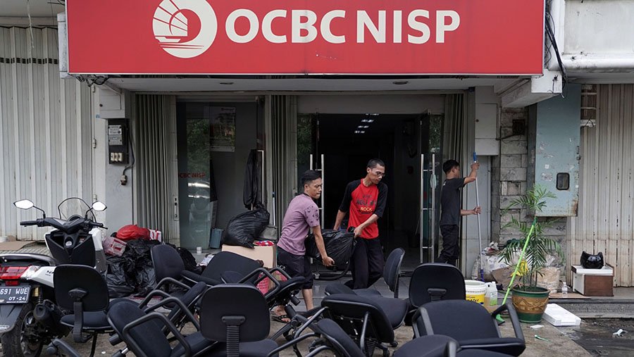 Bank OCBC NISP. (Dimas Ardian/Bloomberg)