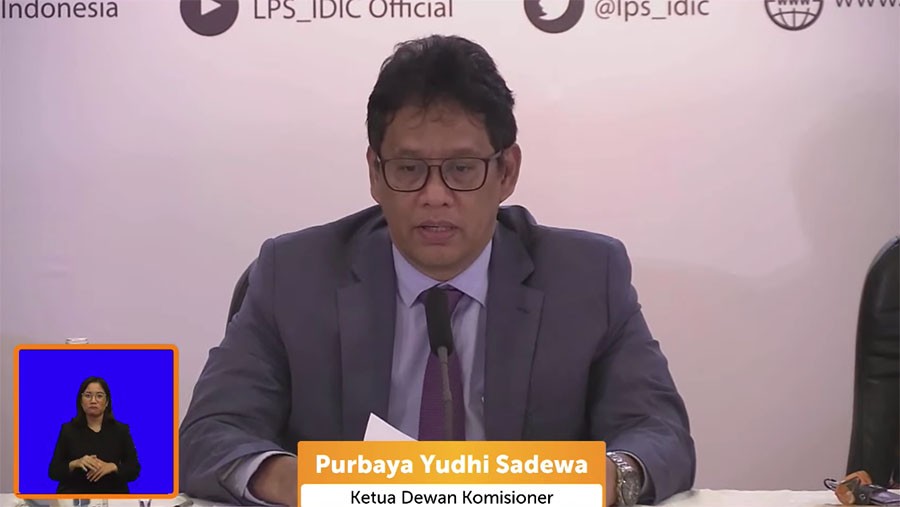 Ketua Dewan Komisioner Lembaga Penjamin Simpanan (LPS), Purbaya Yudhi Sadewa. (Tangkapan layar via youtube LPS_IDIC Official)