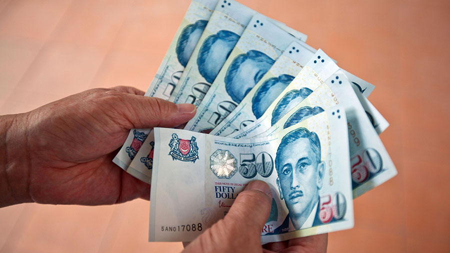 Dolar Singapura. (Sam Kang Li/Bloomberg)