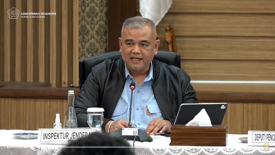 Inspektur Jenderal Kementerian Keuangan  Awan Nurmawan Nuh (Dok. Tangkapan Layar Youtube)