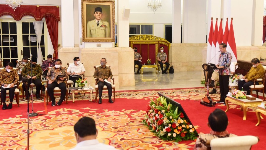 Presiden Jokowi memimpin SKP, di Istana Negara, Kamis (02/03/2023) siang. (Foto: Humas Setkab/Rahmat)