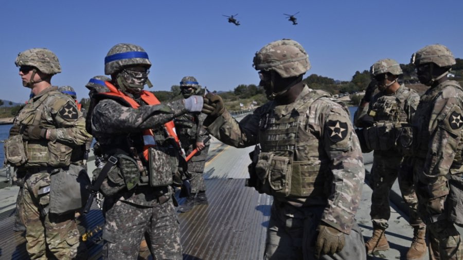 Militer AS dan Korea Selatan (Sumber: Bloomberg)