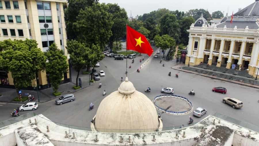 Bursa saham Hanoi, Vietnam (Sumber: Bloomberg)