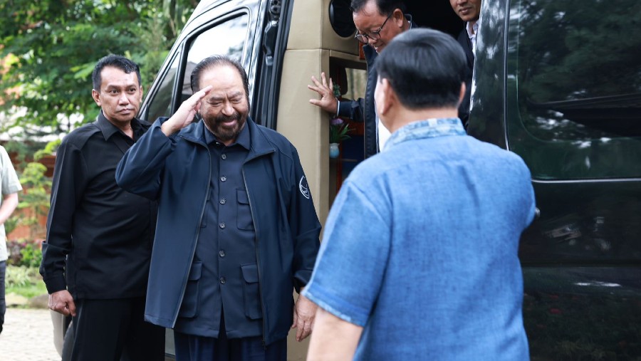 Ketua Umum NasDem Surya Paloh kunjungi Prabowo di Hambalang (DOK Tim Media Prabowo Subianto)