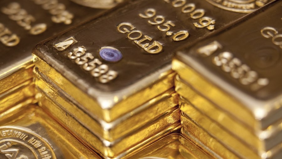 Ilustrasi emas (Sumber: Bloomberg)