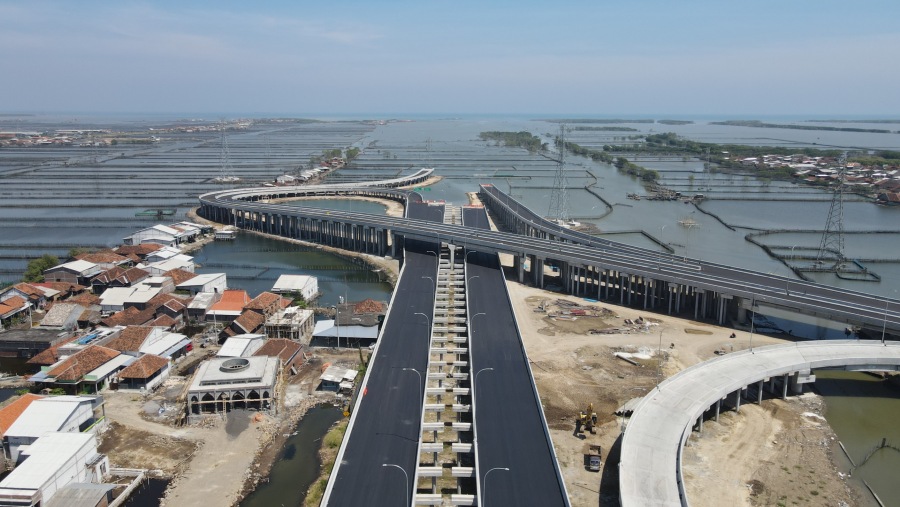 Proyek Jalan Tol Semarang  Demak PTPP. (Dok ptpp.co.id)