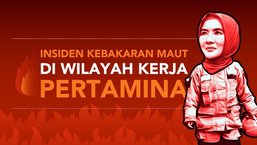 Infografis Insiden Kebakaran Maut di Wilayah Kerja Pertamina (Bloomberg Technoz)