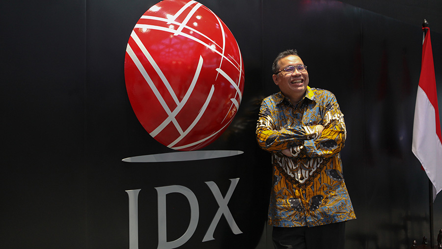 Direktur Utama PT Bursa Efek Indonesia (BEI), Iman Rachman. (Bloomberg Technoz/ Andrean Kristianto)