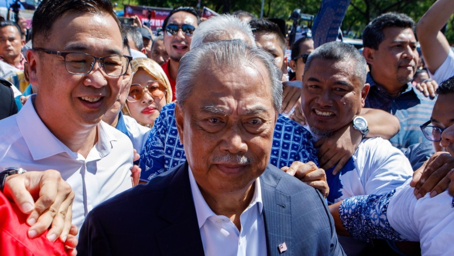 Mantan PM Malaysia Muhyiddin Yassin Dipanggil oleh Komisi Antikorupsi Malaysia (Sumber: Bloomberg)