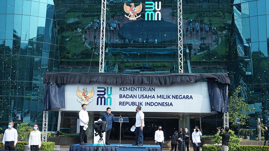 Ilustrasi gedung Kementerian BUMN. (Dok. Kementerian BUMN)