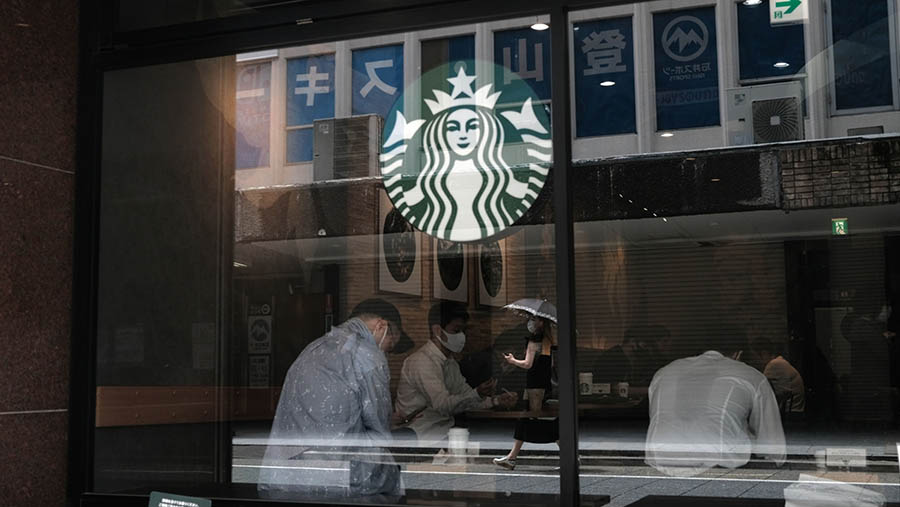 Ilustrasi Starbucks. (Soichiro Koriyama/Bloomberg)