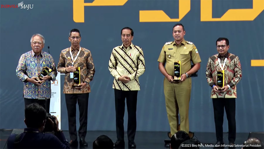 Presiden Jokowi Pada Pembukaan Business Matching Produk Dalam Negeri, 15 Maret 2023. (Tangkapan layar Youtube Sekretariat Presiden)