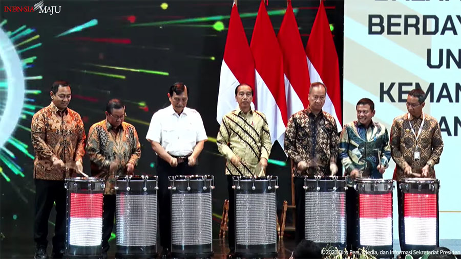 Presiden Jokowi Pada Pembukaan Business Matching Produk Dalam Negeri, 15 Maret 2023. (Tangkapan layar Youtube Sekretariat Presiden)